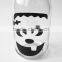 decal Wholesale 1 liter 250ml Milk Glass Bottles With black screw caps