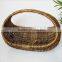 new design wicker empty fruit basket