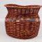 Cheap luxury round house rattan cat house with cotton mat