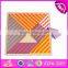 2017 Best design classic brain teaser wooden triangle puzzle for kids education W14A167