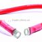 S80081 Red 3/8" Stud 18" Long 2Gauge Marine Battery Cable and Tinned Lug Assembly