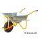 200kg 75L commercial agriculture for children wb6404H wheelbarrow with CE certificate