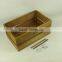 natural color wooden beer crate