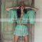 Print Mint Green Summer Beach Cover Up Outfits