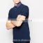 wholesale new design navy blue slim polo shirts for man