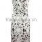 elegant/graceful spaghetti strap frill top tight fit chinese style print long maxi dress