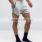 High Quality New Design Custom Drawstring Waistband Super Short 100% Cotton Jersey Fabric Grey Men's Board Sporting Shorts