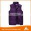 Crazy selling 100% polyester insulated ultra light winter padded vest for Men