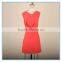 2016 New Model Backless Girl Party Wear Western Dress With Lace Waist