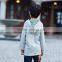 2014 latest summer korea boys kids autumn winter grey Cotton fleece coat