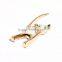 Zinc Based Alloy Purse Accessories Gold Plated 10.8cm(4 2/8") x 4.2cm(1 5/8"), 1 Piece