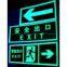 glowing exit sign,luminous warn signs ,glow signs