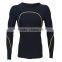 High quality breathable crew neck male export korean sexy design compression tshirt