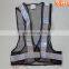 Mesh fabric PVC reflective strips adjustable Safety belt