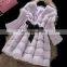 2016 new fashion long pattern rabbit fur coat/outwear/garment