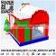 New design Inflatable Christmas Santa Claus Bouncer Combo , Bounce Castle Combo Party Rentals