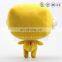 Large head big eye enterprise promotional yellow baby doll toy