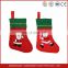 Custom christmas plush decoration toy stocking
