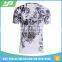 Custom digital printing combed cotton all over sublimation t-shirt wholesale