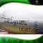 New popular Giant Sliver Inflatable Zepplin / Inflatable Helium Blimp / Inflatable Flying Airship For Outdoor Advertising