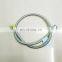 Extra-long chrome finished stainless steel shower hose pipe