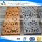 water bubble wall pattern laser cut metal privacy screen