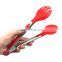 Stainless Steel Kitchen Tongs Cooking Utensils BBQ Silicone Tongs