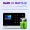 WIFI+GSM/WIFI+WCDMA alarm system standby battery 24h home alarm system