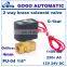Solenoid valve 4mm 1/4 inch wire lead type