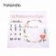 monthly cute Colorful Baby Security Milestone Blanket girl