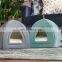Pet Supply Outdoor Travel Sleep Warmth Durable Waterproof 2 In 1 Cat Bed With Canopy