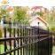 Long lasting heat treated pvc coating extremely sturdy steel fence designs