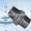 malleable iron gas fitting threaded nipple