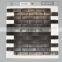 glossy Black Metal Mosaic Tile Stainless Steel Mix Metal decoration Mosaic wall Tile