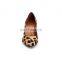 Ladies High Block Heels Handmade Leopard Print Design Pumps Sandals Shoes Women Footwear Shoe