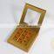 Magnetic closure silver cardboard homemade chocolate gift box packaging for dubai
