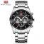 MINI FOCUS MF0170G Business Stainless Steel Watches For Men 24 Hours Men's Quartz Metal Fashion Wrist Watch