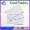 Factory  smart security management RFID customized thickness blank plastic card for RFID system