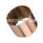 Wrapped Bronze Bearings Forest bushing supplier,CuSn8 bronze bearing bush,oilless sliding bearing manufacturer