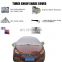 HFTM Pure cotton lining design warm your car different size waterproof and heat resistant snow shade covers rope design 100% fit