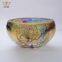 Handmade Casting Art Glass Chinese Dragons Treasure Bowl Fengshui Ornaments