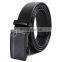 Genuine leather belt for men automatic buckle ratchet wholesale customized flexible hot sale OEM ODM