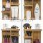 360 degree Bamboo Cosmetic Organizer Multifunction Storage Carousel for Makeup Toiletries and More Great for Vanity Desk