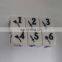 Wholesale 15mm Custom Bulk Acrylic Dice Engraved with Ink Filling