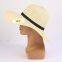 Embroidered daisy simple straw beach hat seaside holiday Sun hat