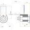 2015 FEILEI MS711-2-2 China 180 twist lock with cover