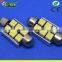 super cheap auto led light c5w 5050 6smd car festoon canbus led 36mm