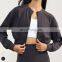 Wholesale Casual Sportswear Custom Long Sleeve Sports Jackets Running Wear Gym Fitness Tops Zipper Short Yoga Jacket For Women