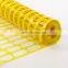 road barricade 1X50m yellow plastic safety traffic barrier mesh