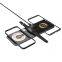Trending Products New Arrivals Transparent 3 In 1 Wireless Charger Pad For Apple